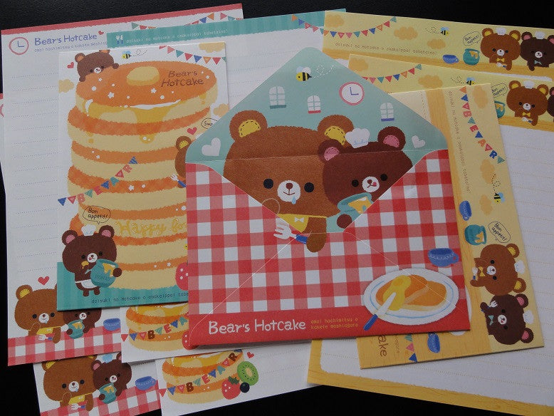 z Q-Lia Bear's Hot Cake Letter Sets