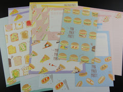 Cute Kawaii Crux Pan Breakfast Bread Letter Sets - Stationery Writing Paper Envelope Penpal
