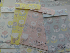 z San-X Rilakkuma Bear Flower Garden Hide and Seek Letter Sets