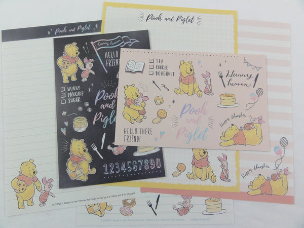 Winnie the Pooh Bear Letter Sets - A - Stationery Writing Paper Envelo ...