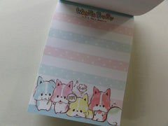Kawaii Cute Crux Wanda Buru Dog Puppies Mini Notepad / Memo Pad