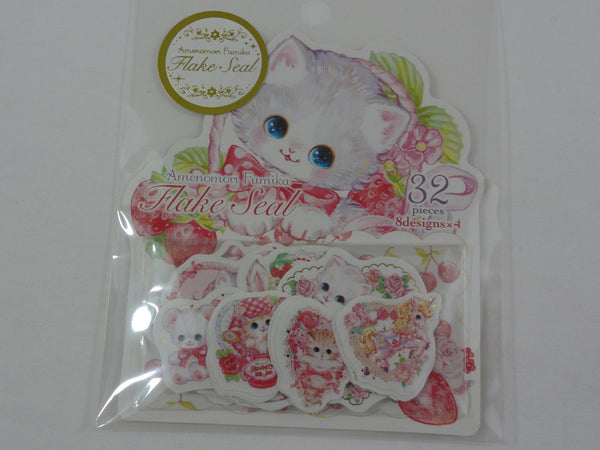 Cute Kawaii Sanrio Chococat Cat Sack-O-Stickers Flake Sticker Sack - V –  Alwayz Kawaii