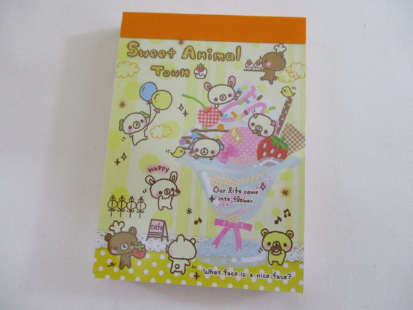 Cute Kawaii Kamio Sweet Animal Town Mini Notepad / Memo Pad - Statione –  Alwayz Kawaii