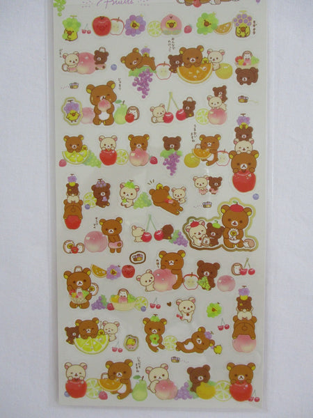 San-X Rilakkuma Bear Summer Fun Sticker Sheet