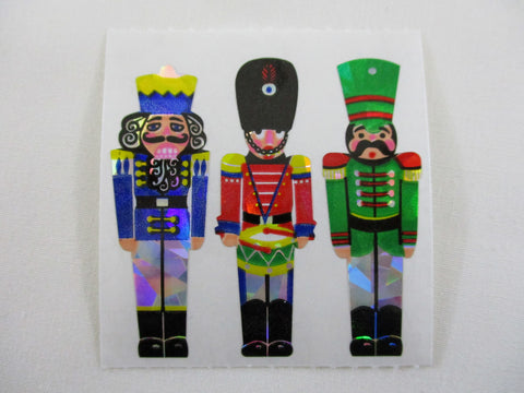 Sandylion Christmas Toys Soldiers Prismatic Sticker Sheet / Module - Vintage & Collectible