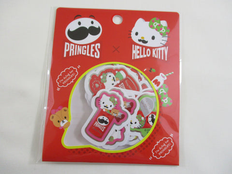 Cute Kawaii Hello Kitty x Pringles Stickers Sack Preowned