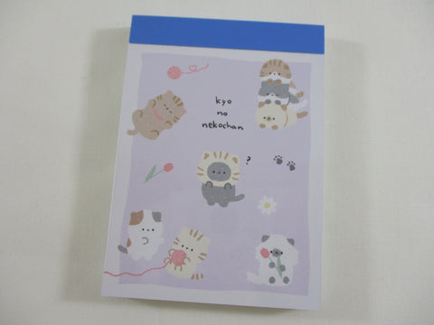 Cute Kawaii Crux Cat kyo no Nekochan Mini Notepad / Memo Pad - Stationery Design Writing Collection