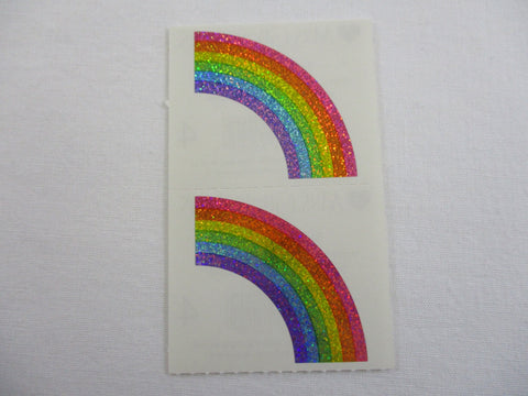 Mrs Grossman Sparkle Rainbow Sticker Sheet / Module - Vintage & Collectible 2009