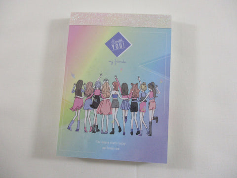 Cute Kawaii Q-Lia Girl Friends Mini Notepad / Memo Pad - Stationery Designer Paper Collection