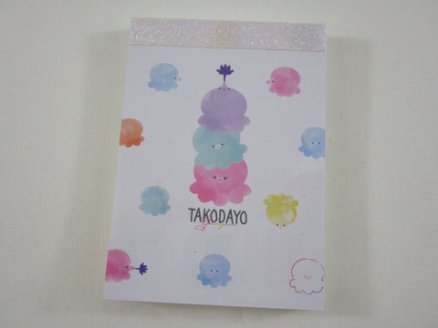 Cute Kawaii Crux Octopus Takodayo Mini Notepad / Memo Pad - Stationery Designer Paper Collection