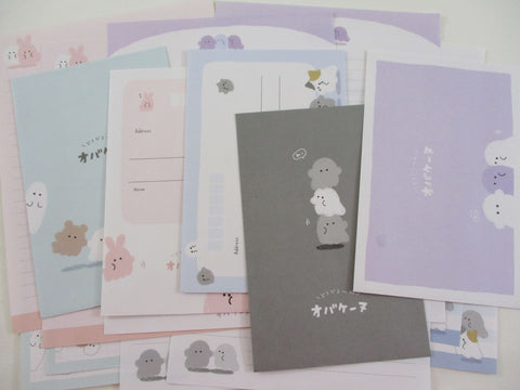 Cute Kawaii Crux Ghost Animal Letter Sets Stationery - writing paper envelope