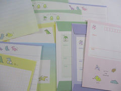 Cute Kawaii Kamio Dino Dinosaurs Letter Sets Stationery - writing paper envelope