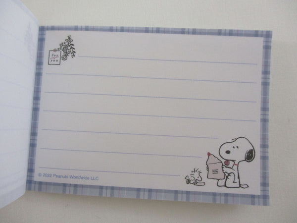 Cute Kawaii Peanuts Snoopy Mini Notepad / Memo Pad Kamio - W Peanuts L ...