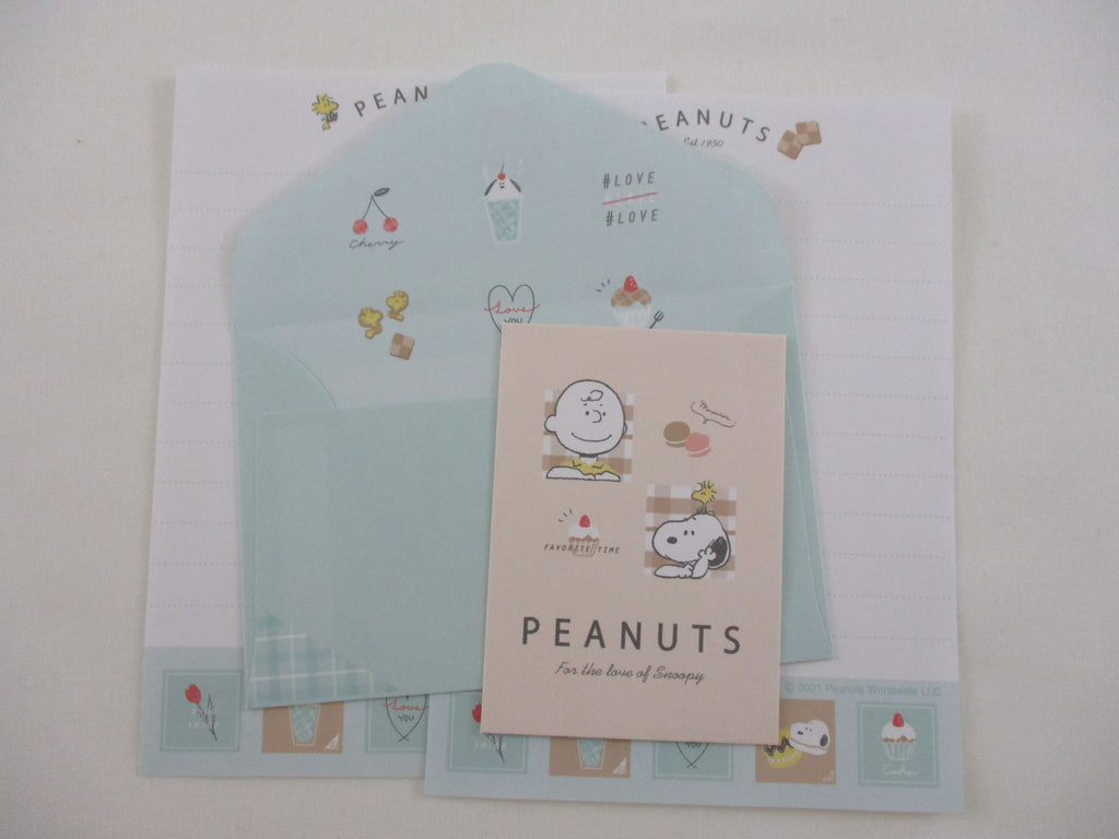 Cute Kawaii Peanuts Snoopy Mini Letter Sets - C