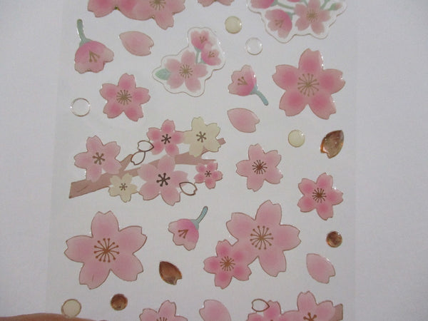 FLACY Pre-cut Vintage Cherry Blossom Cartoon Journaling PVC Washi