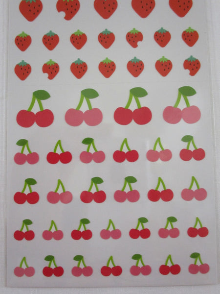 Strawberry Stickers 1in for Scrapbooking, Arts, Craft, Kids DIY, Calendars  Fruit 80-Pack