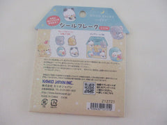 Cute Kawaii Kamio Good Night Moffy Animal Panda Dog Penguin Flake Stickers Sack - for Journal Planner Craft Scrapbook Agenda