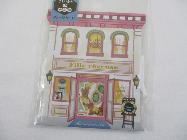 Cute Kawaii BGM Flake Stickers Sack - Little Shops Town Building Downt –  Alwayz Kawaii