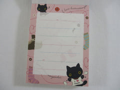 Vintage Rare VHTF - Cute Kawaii San-X Kutusita Nyanko Cat Mini Notepad / Memo Pad - F - Stationery Penpal Gift