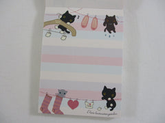 Vintage Rare VHTF - Cute Kawaii San-X Kutusita Nyanko Cat Mini Notepad / Memo Pad - F - Stationery Penpal Gift