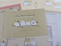 Cute Kawaii Q-Lia Bird and Hamster Letter Sets - Writing Paper Envelope Stationery