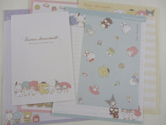 Cute Kawaii Little Twin Stars Hello Kitty Keroppi Pochacco Badz Pekkle Kuromi My Melody Tuxedosam Purin Cinnamoroll Letter Sets - Writing Paper Envelope Stationery