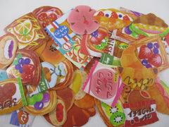 Cute Kawaii Food Sweets Bakery Patisserie Fruit Sandwich Breakfast theme Flake Sack Stickers - 40 pcs
