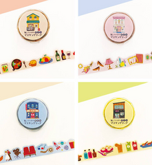 Cute Kawaii MW Mind Wave Washi / Masking Deco Tape - Town Series - Bar Diner - for Scrapbooking Journal Planner Notebook Craft Gift