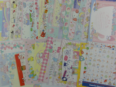 Grab Bag Sanrio Characters 70 pcs Paper Cinnamoroll Hello Kitty My Melody Little Twin Stars Cat Purin Dog Pochacco  Memo Note Set Stationery Cute Kawaii