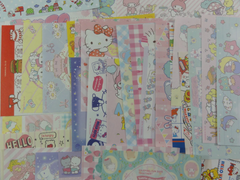 Grab Bag Sanrio Characters 70 pcs Paper Cinnamoroll Hello Kitty My Melody Little Twin Stars Cat Purin Dog Pochacco  Memo Note Set Stationery Cute Kawaii