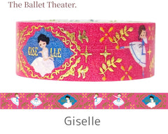 Cute Kawaii Shinzi Katoh Ballet Theater Washi / Masking Deco Tape - Giselle ♥ Dance Ballerina Recital Concert for Scrapbooking Journal Planner Craft