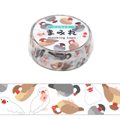 Cute Kawaii World Craft Animal Washi / Masking Deco Tape - Bird - for Scrapbooking Journal Planner Craft Stationery Agenda Schedule