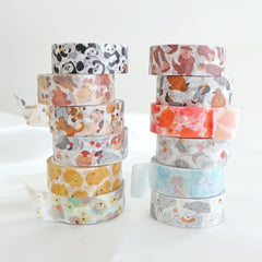 Cute Kawaii World Craft Animal Washi / Masking Deco Tape - Hamster - for Scrapbooking Journal Planner Craft Stationery Agenda Schedule