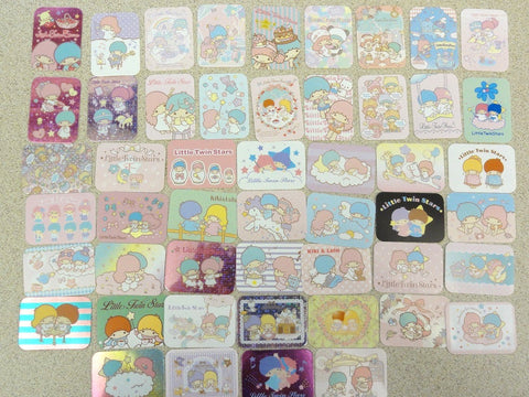 Cute Kawaii VHTF Sanrio Little Twin Stars Flake Sack Stickers 2012 - 50 pcs - Vintage Collectible