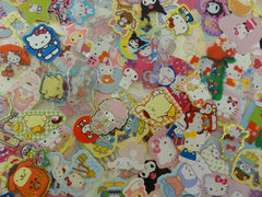 Grab Bag Stickers: 100 pcs My Melody, Purin, Little Twin Stars, Hello Kitty, Pochacco, Keroppi, Kuromi, Tuxedosam, Cinnamorolldestash lot pre-owned