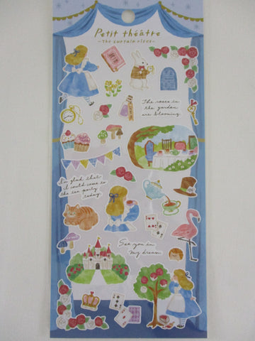 Cute Kawaii Mind Wave Petit Theatre Sticker Sheet - Alice Fairy Tale Princess Story - for Journal Planner Craft Diary Gift Schedule