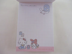 Cute Kawaii Sanrio Characters Kuromi Purin Hangyodon Badtz Maru My Melody Cinnamoroll Little Things In Life Mini Notepad / Memo Pad - Stationery Designer Paper Collection Collectible preowned