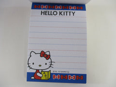 Vintage Rare VHTF - Cute Kawaii Sanrio Hello Kitty ^•ﻌ•^ Mini Notepad / Memo Pad - A - Stationery Penpal Journal Diary Gift preowned
