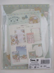 Cute Kawaii San-X Rilakkuma Advanture Outdoor Camping Letter Set Pack - 2023 A - Stationery Writing Paper Envelope Penpal