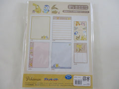 Cute Kawaii Pokemon Pikachu Pocket Monster Nintendo Letter Set Pack - Stationery Writing Paper Penpal