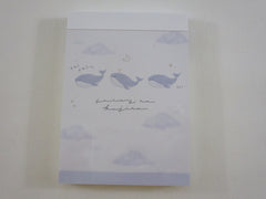 Cute Kawaii Kamio Whale Fish Ocean Sea juicy na Mini Notepad / Memo Pad - Stationery Designer Paper Collection