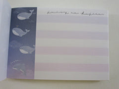 Cute Kawaii Kamio Whale Fish Ocean Sea juicy na Mini Notepad / Memo Pad - Stationery Designer Paper Collection