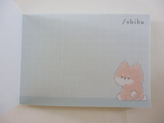 Cute Kawaii Kamio With Animal Series - Dog shiba Puppy Mini Notepad / Memo Pad - Stationery Designer Paper Collection