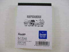 Cute Kawaii Sanrio Hapidanbui Badtz Keroppi Pochacco Pekkle Tuxedosam Mini Notepad / Memo Pad - A - Stationery Designer Paper Collection