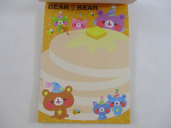 Cute Kawaii HTF Vintage Kamio Bear Notepad / Memo Pad - Stationery Designer Paper Collectible