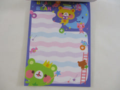 Cute Kawaii HTF Vintage Kamio Bear Notepad / Memo Pad - Stationery Designer Paper Collectible