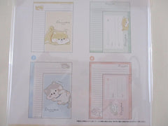 Cute Kawaii Crux Dararinko Dog and Cat Wanko and Nyanko Animal Pet Letter Set Pack - Stationery Writing Paper Envelope Penpal Journal Gift