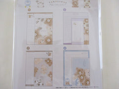 Cute Kawaii Crux Tarochans Bear and Panda Bear Animal Letter Set Pack - Stationery Writing Paper Envelope Penpal Journal Gift