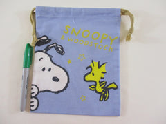 ❤︎ *ੈ✩‧₊˚ Cute Kawaii Peanuts Snoopy Dog Drawstring Bag / Pouch