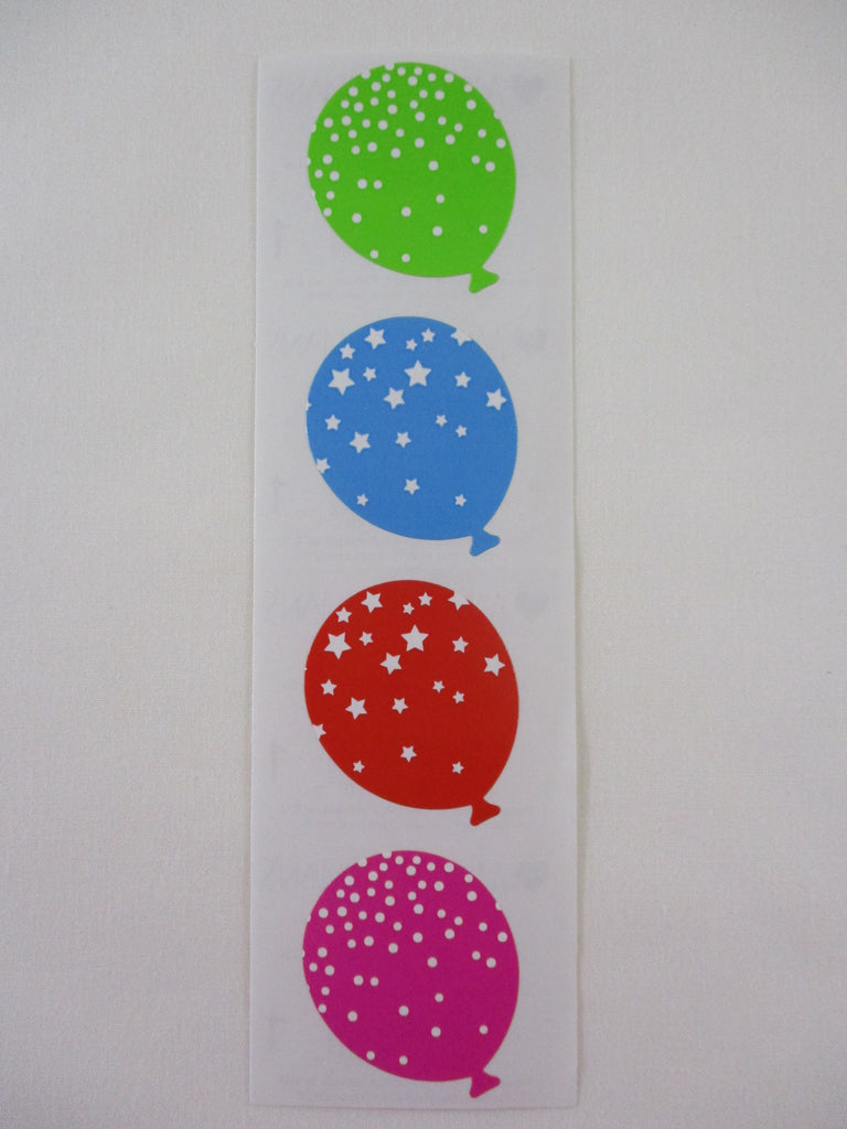 Mrs Grossman Balloon Sticker Sheet / Module - Vintage & Collectible - Stationery Journal Scrapbook Diary Notebook Planner Schedule Gift